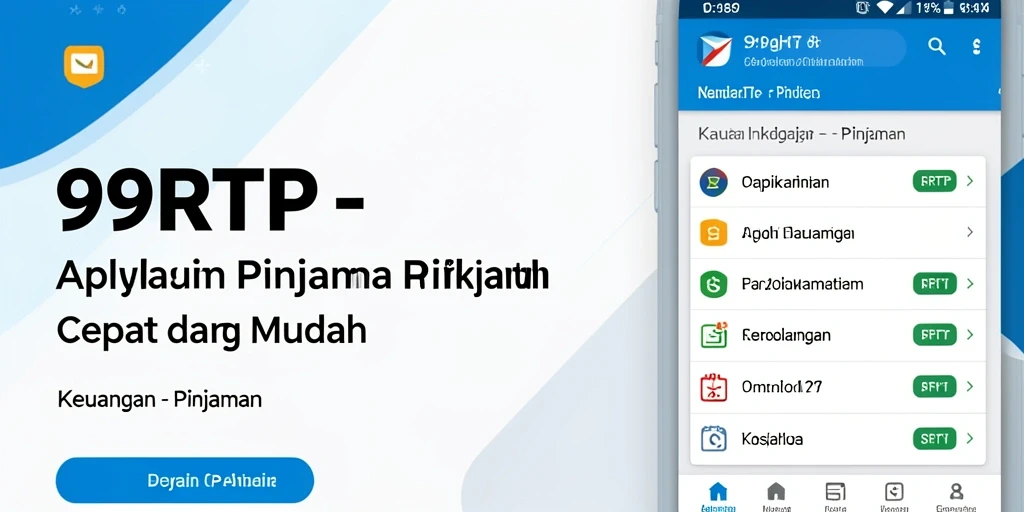 Tampilan antarmuka aplikasi 99RTP yang modern dan fungsional.