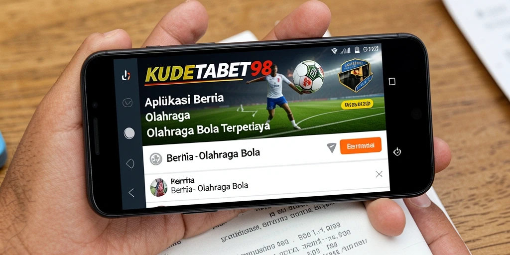 Tampilan antarmuka aplikasi KUDETABET98 yang menarik dan informatif.